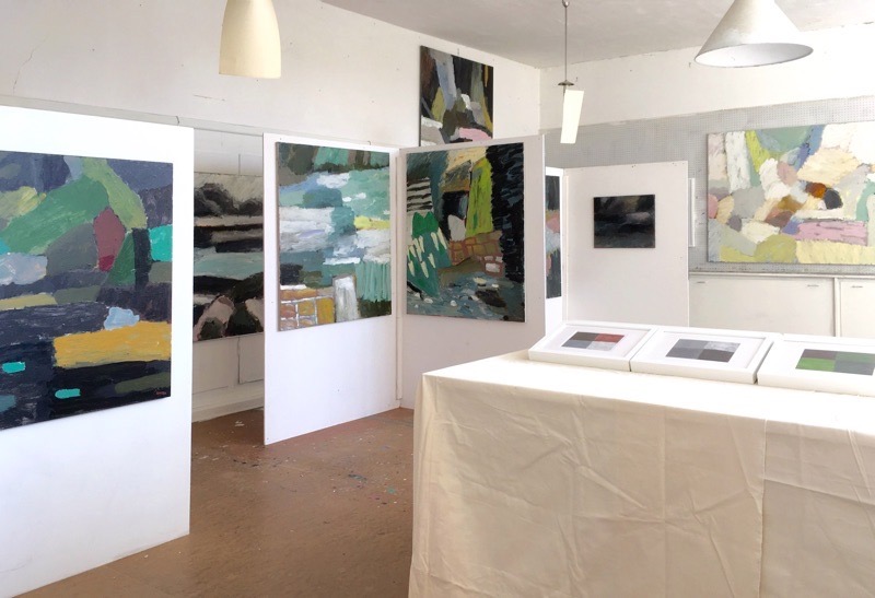 åbent værksted 2020 atelier Hans Clausen schleswig maleren kunst sydslesvig dansk nutidskunst Dänemark